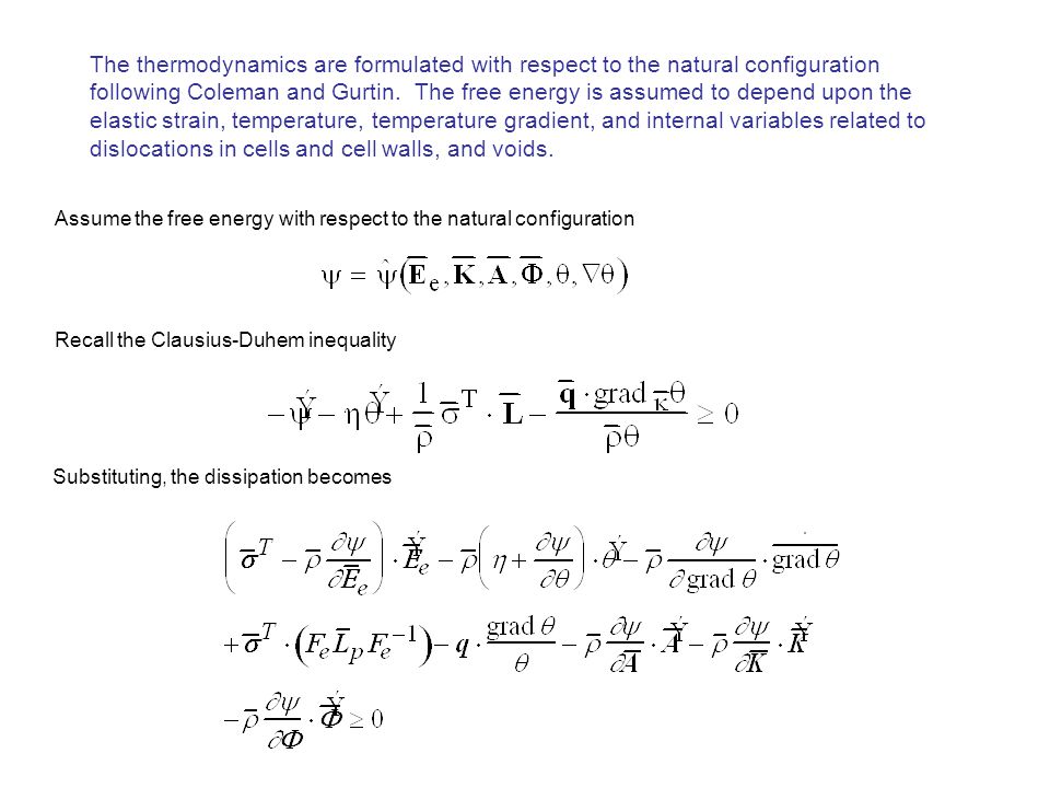 clausius duhem inequality